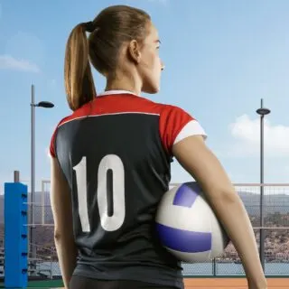 volleyball hairstyle
