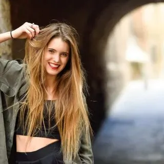 waist length hair