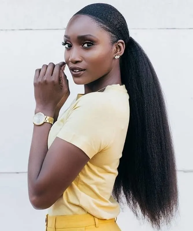 weave ponytail