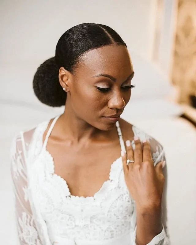 wedding hairstyle for black women