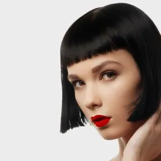 women with chin length bob hair