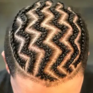 best zig zag braid hairstyles